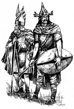 Keltischer Krieger vom Neuenburger See (ca. 420 v. Chr.)
